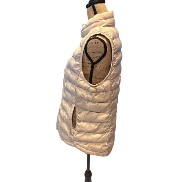 32 Degree Heat Women's M Silver Puffer Vest Lightweight Winter Casual - Picture 4 of 8